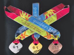 Cada medalla pesa 380 gramos. MEXSPORT  /