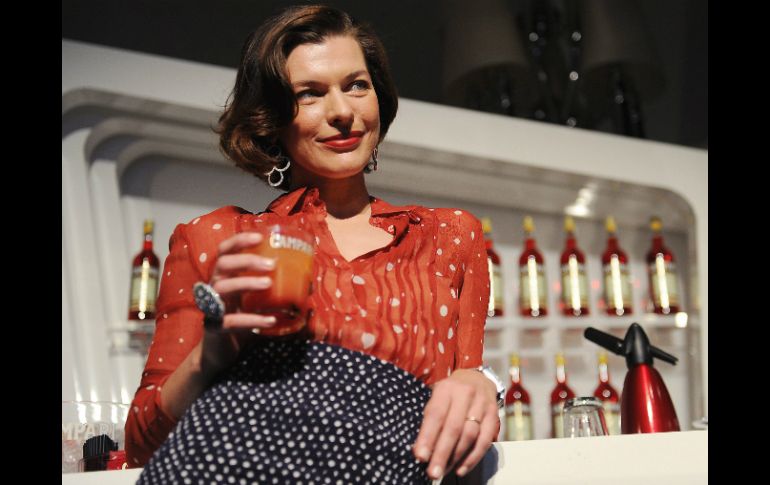 Milla Jovovich, modelo, actriz y cantante ucraniana, desfilará esta noche en la alfombra roja. EFE  /