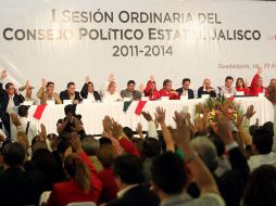 El PRI Jalisco negó designaciones por dedazo.  /