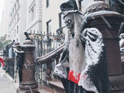 De acuerdo con las autoridades, es muy inusual que se presenten tormentas de este tipo en esta época del año. AP  /