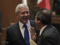 Se estima al mediodía, el secretario de Gobierno, Fernando Guzmán, asista al Congreso local a entregar el documento. ARCHIVO  /