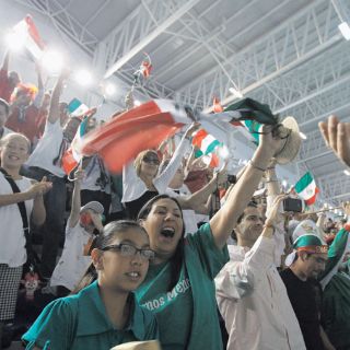 El personaje de los Juegos, el público