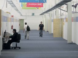 Pocos de los encargados de medios que se habían instalado en Expo Guadalajara se quedarán para los Parapanamericanos.  /