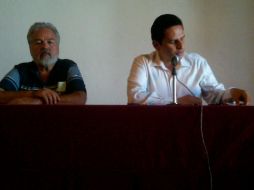 Alfonso Munguía y  Carlos Sánchez Quintero durante la presentación de la convocatoria.  /