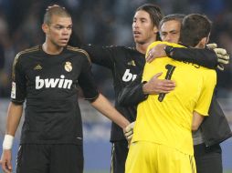 El último partido del Real Madrid fue contra el Real Sociedad en liga española. EFE  /