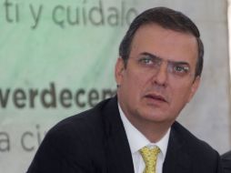 Marcelo Ebrard, jefe de Gobierno del Distrito Federal, espera ganar la candidatura de izquierda a la Presidencia. ARCHIVO  /