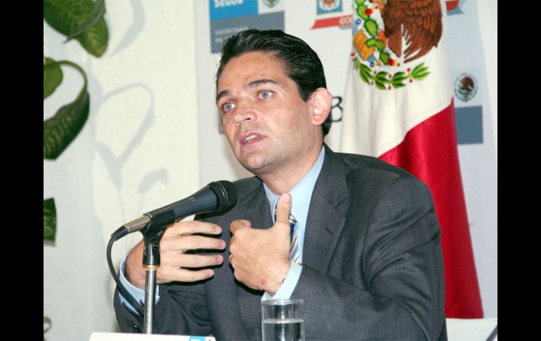 Juan Camilo Mouriño falleció el 4 de noviembre de 2008 cuando la avioneta en la que regresaba a la ciudad de México se estrelló.ARCHIVO  /