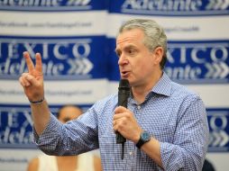 El precandidato presidencial por PAN Santiago Creel, dijo que no arriesgará la educación del país haciendo alianzas con Panal.  /