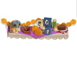 Un Día de Muertos muy mexicano para el buscador líder de Internet. ESPECIAL  /