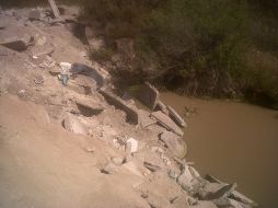 La Villa Panamericana estaba descargando aguas negras en una laguna que de manera improvisada abrieron. ESPECIAL  /