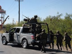 Soldados realizaban reconocimientos terrestres en el marco de la operación Noreste.  /