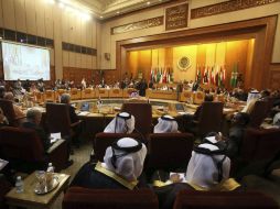 Vista general de la reunión de emergencia sobre la situación de Siria celebrada por los ministros de Exteriores de la Liga Árabe. EFE  /