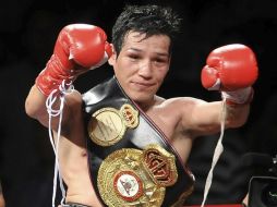 Márquez retuvo el título mosca de la AMB el pasado 29 de octubre. EFE  /