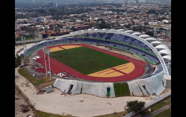 El Estadio de Atletismo sería la sede de la ceremonia de Apertura de los Panamericanos del 2011. MEXSPORT  /