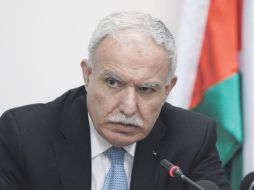 Riad al Malki, ministro de Relaciones Exteriores palestino, asegura que su mayor enfoque es la adhesión en Naciones Unidas. AFP  /
