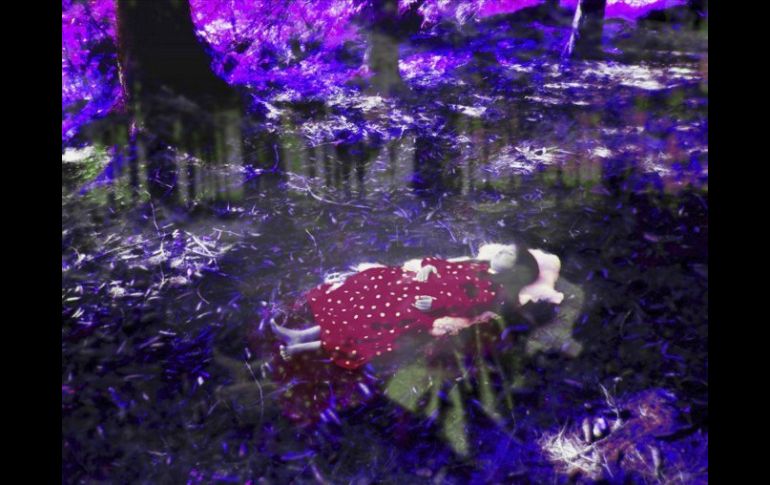 Nyima 445, del artista Annelies Ätrba, que se incluye en la exposición que desde hoy revela el otro lado del espejo de Alicia. EFE  /