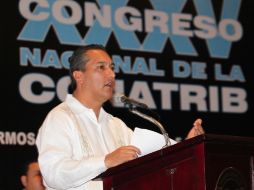 Francisco Blake participa en el Congreso Nacional de Tribunales de Justicia. NTX  /