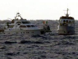 No hubo heridos en la intercepción de las dos embarcaciones del día de ayer. EFE  /