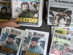 El abatimiento del cabecilla rebelde genera interpretaciones varias en Colombia. AFP  /