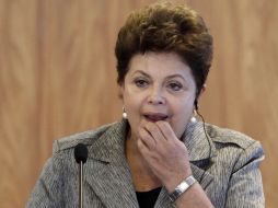 Rousseff sustituyó hace dos semanas a su ministro de Deportes, Silva,  fue acusado de corrupción. ARCHIVO  /
