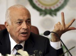 Nabil Elaraby, secretario de la Liga árabe, lanzó ésta invitación al diálogo por el bien de los civíles. ARCHIVO  /