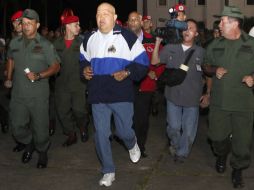 Hugo Chávez visitó la Academia militar en Caracas. REUTERS  /