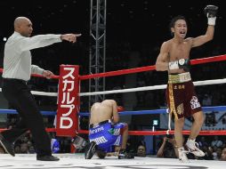 Yamanaka (der.) venció apretadamente al mexicano Esquivel. REUTERS  /