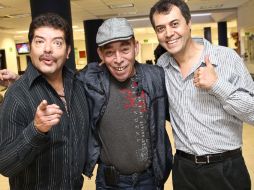 Los comediantes Jaime Rivas, Pepe Magaña y Alberto “El Caballo” Rojas integran el espectáculo Los superhéroes de la risa.  /
