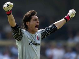 El arquero de Tijuana, Cirilo Saucedo, se lleva la carta de El gallo, por su desempeño en el enfrentamiento contra Pumas. MEXSPORT  /