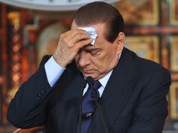 Silvio Berlusconi expresó su esperanza en obtener la confianza mayoritaria del Parlamento para poder seguir adelante. AFP  /