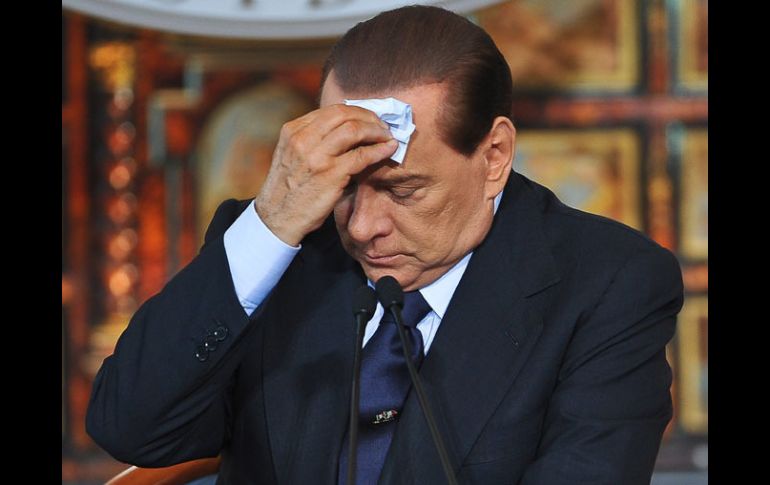 Silvio Berlusconi expresó su esperanza en obtener la confianza mayoritaria del Parlamento para poder seguir adelante. AFP  /