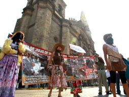 Los manifestantes han llegado incluso a la toma de calles y el cierre de la confluencia de Hidalgo y 16 de Septiembre.  /