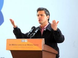 Enrique Peña Nieto, aspirante a la Presidencia del Partido Revolucionario Institucional. ARCHIVO  /