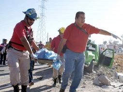 Los afectados es un pareja procedente de Sinaloa, quienes presentan lesiones graves.  /