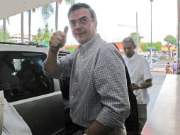 Ebrard descartó un empate con Andrés Manuel López Obrador en las encuestas. ARCHIVO  /