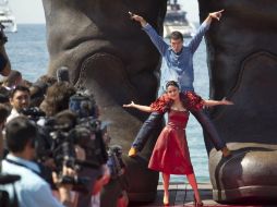 La actriz veracruzana y el actor español son las principales voces de los personajes. EFE  /