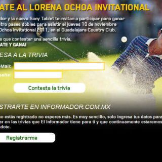 Ganan pases para asistir al Lorena Ochoa Invitational 2011