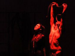 Escena de ¿Quién es Macbeth?, de Norte Sur Teatro. ESPECIAL  /