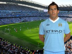Carlos Tévez lleva casi mes y medio sin jugar para el club británico. ESPECIAL  /