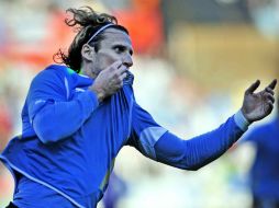 El uruguayo se recupera de un desgarro muscular y entrena en solitario. MEXSPORT  /