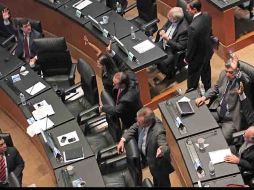 Los senadores exhortaron a los Gobiernos de México y EU ha fortalecer las acciones y esquemas de cooperación bilateral. EL UNIVERSAL  /