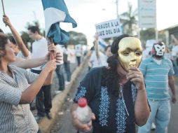 Seguidores del opositor Partido Liberal Independiente salen a las calles de Managua. AP  /