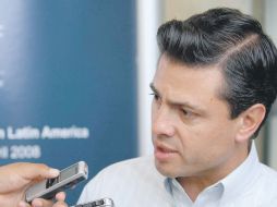 El ex gobernador del Estado de México es el favorito en las encuestas del tricolor para designar al abanderado a la Presidencia. NTX  /