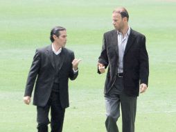 Michel Bauer y Luis Roberto Alves están fuera del América tras el desastroso Apertura 2011. MEXSPORT  /