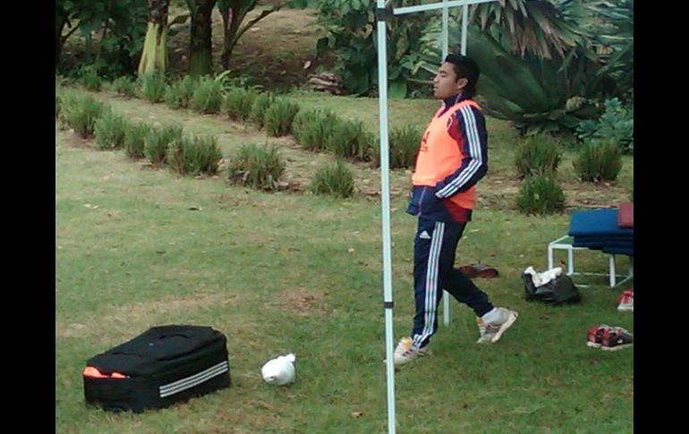 Fabián tuvo actividad discreta durante la jornada del viernes.  /