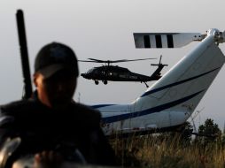 Hoy se cayó el helicóptero donde viajaba el secretario de Gobernación, Francisco Blake Mora. AP  /