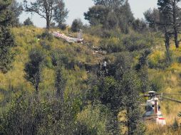 Los fabricantes del helicóptero, de origen francés, harán parte de los investigadores que estudiarán el accidente.  /