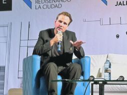 Andreas Klok Pedersen de BIG, Dinamarca, en el Encuentro Nacional de Arquitectos.  /