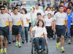 La nadadora Gabriela Moreno ha demostrado lo que es salir adelante.  /