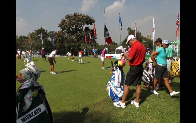 Desde temprana hora comenzó la actividad en el Guadalajaar Country Club.  /